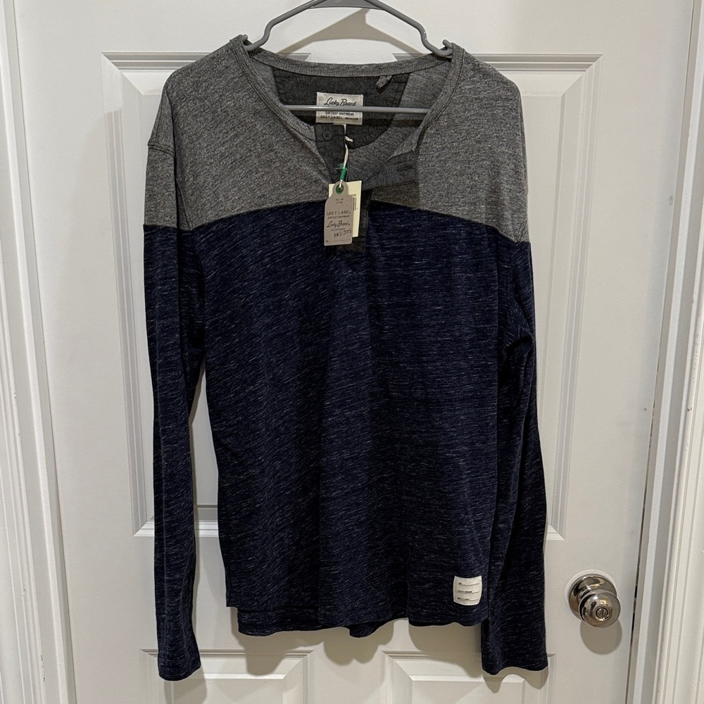Lucky Brand Charcoal Knit Top